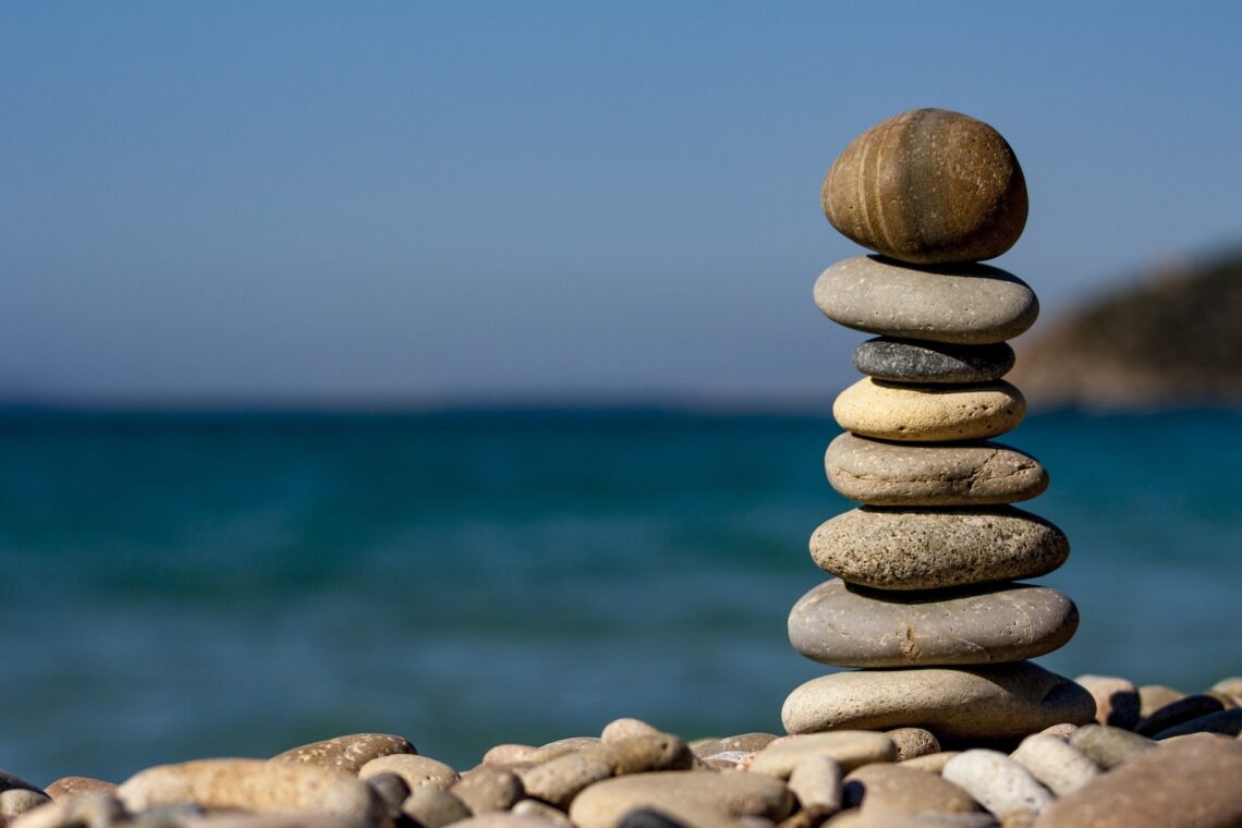 A stack of pebbles