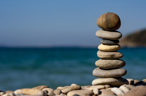 A stack of pebbles