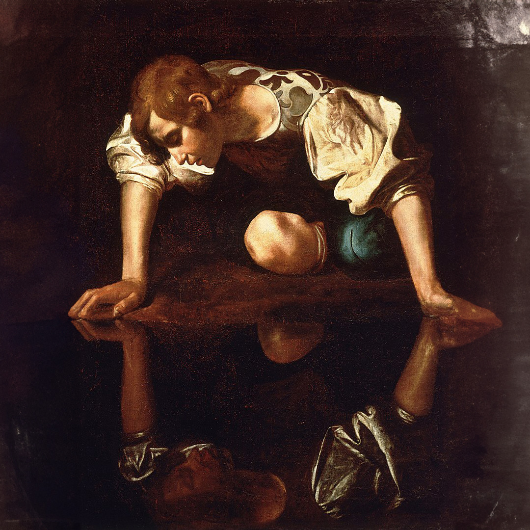 Narcissus by Caravaggio